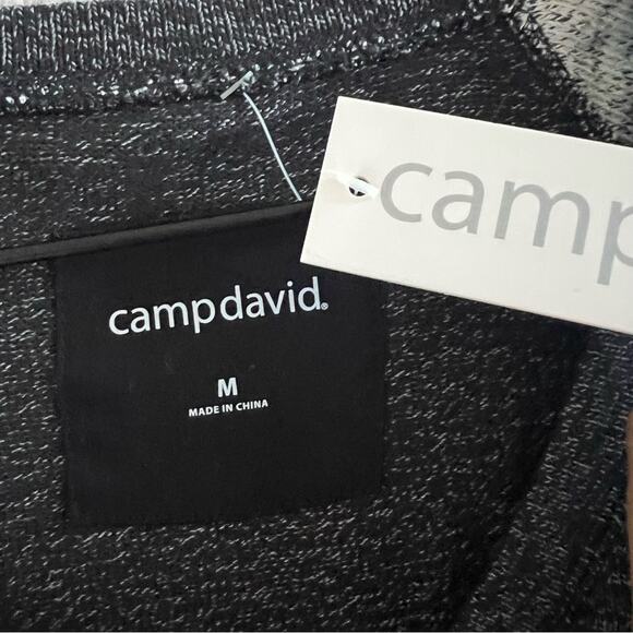 NWT Camp David Washington Huskies Heathered Gray Pullover Sweatshirt Medium - Picture 4 of 10